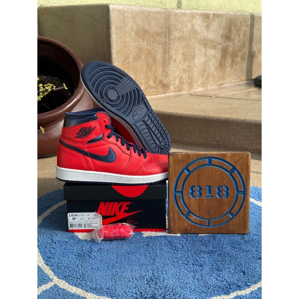 Air Jordan 1 David Letterman Size 9.5 Pre Owned